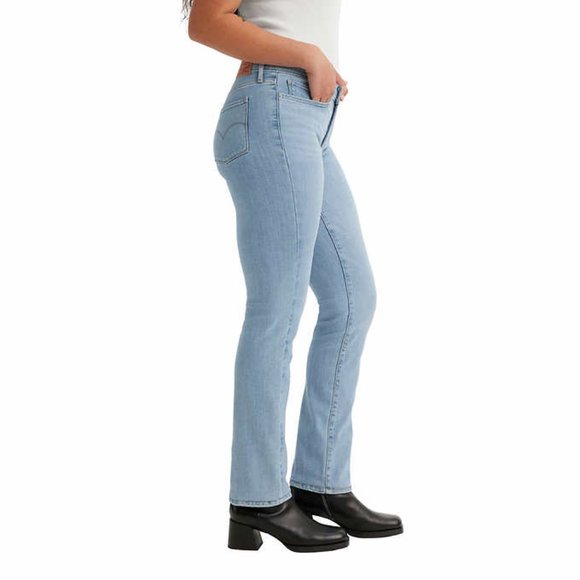 NWT Levi's Womens 314 Shaping Straight Mid-Rise Jeans Blue Size 6/28 $80 EE048 - Picture 3 of 3